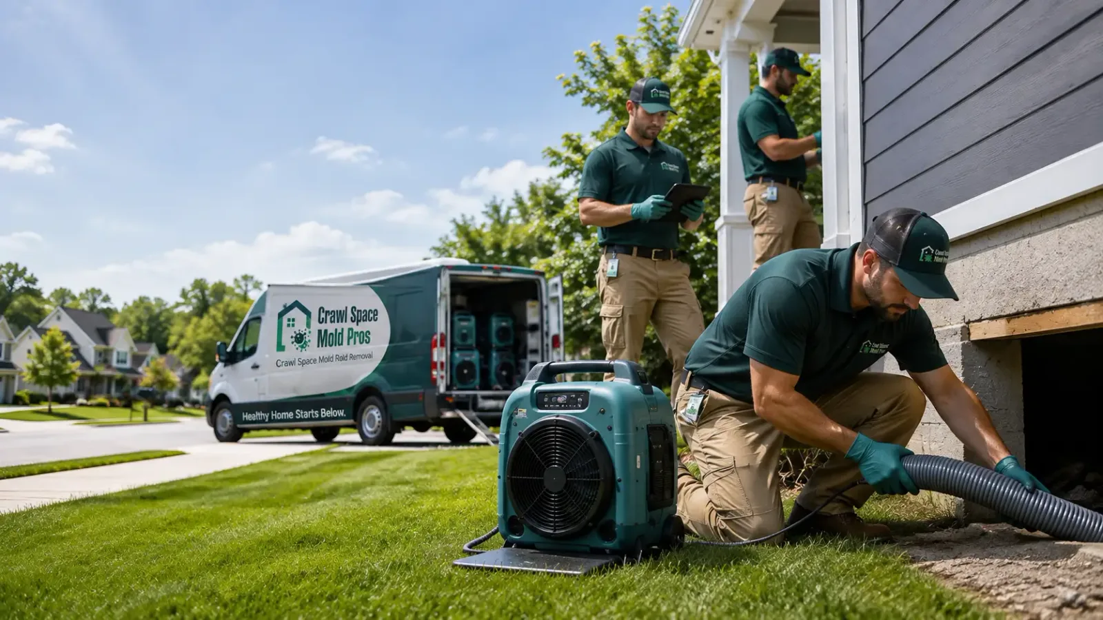 Crawl Space Mold Removal in Sauk City, WI